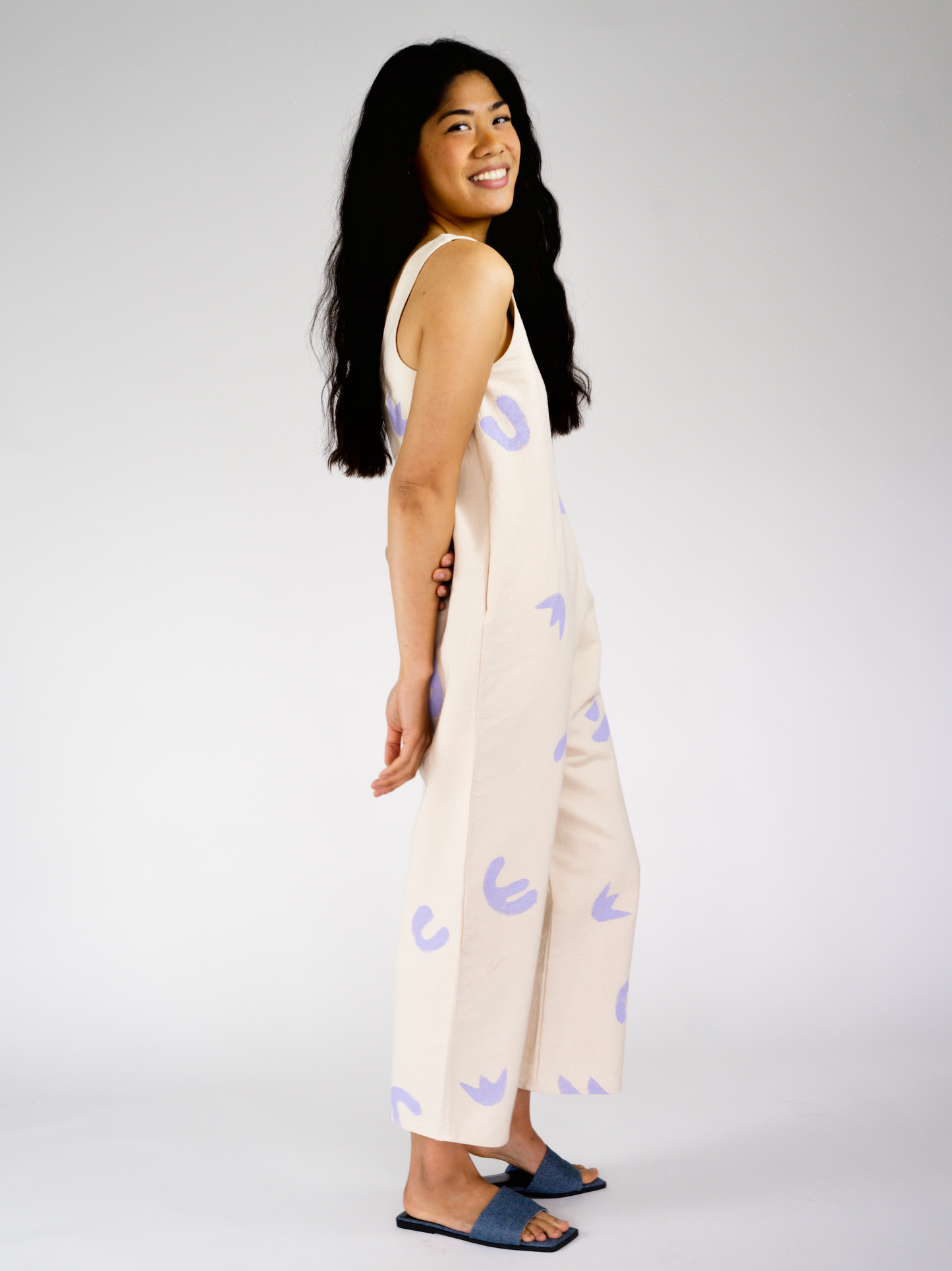 ARC OVERALL in natural canvas