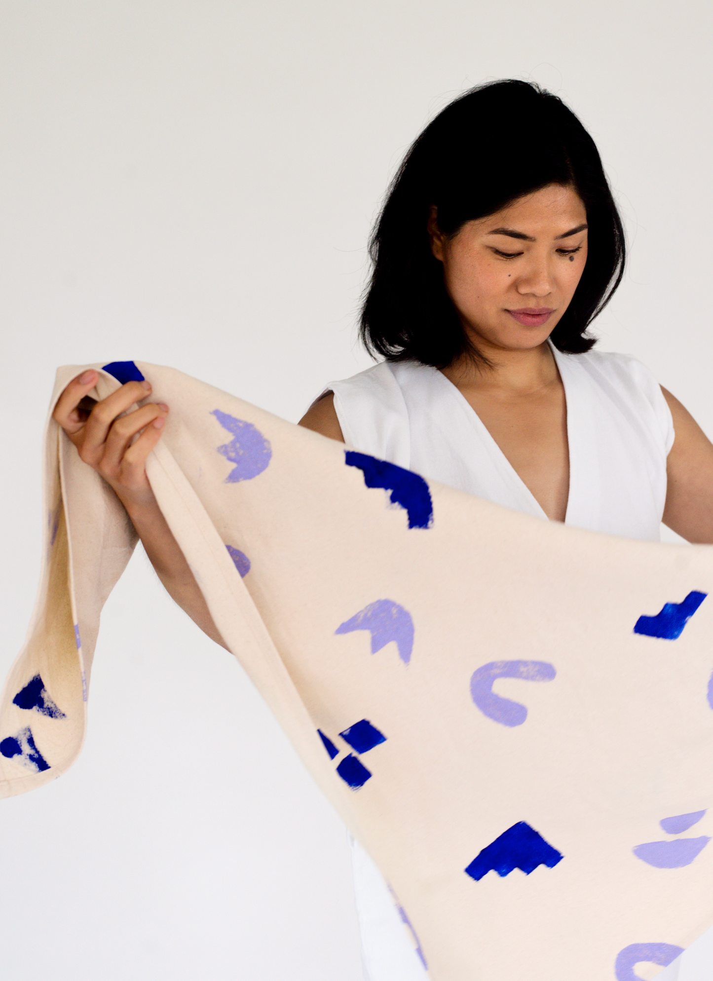 TULIPE + GEO WRAP in natural canvas