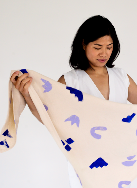 TULIPE + GEO WRAP in natural canvas