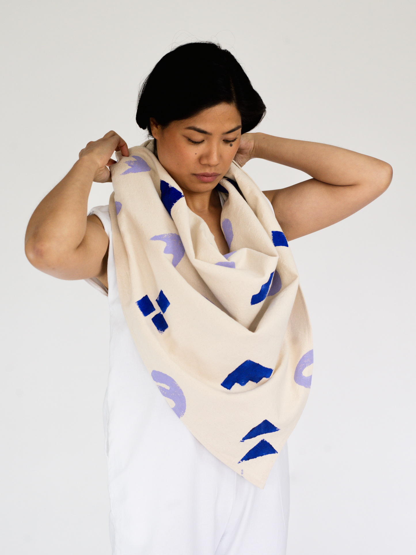 TULIPE + GEO WRAP in natural canvas