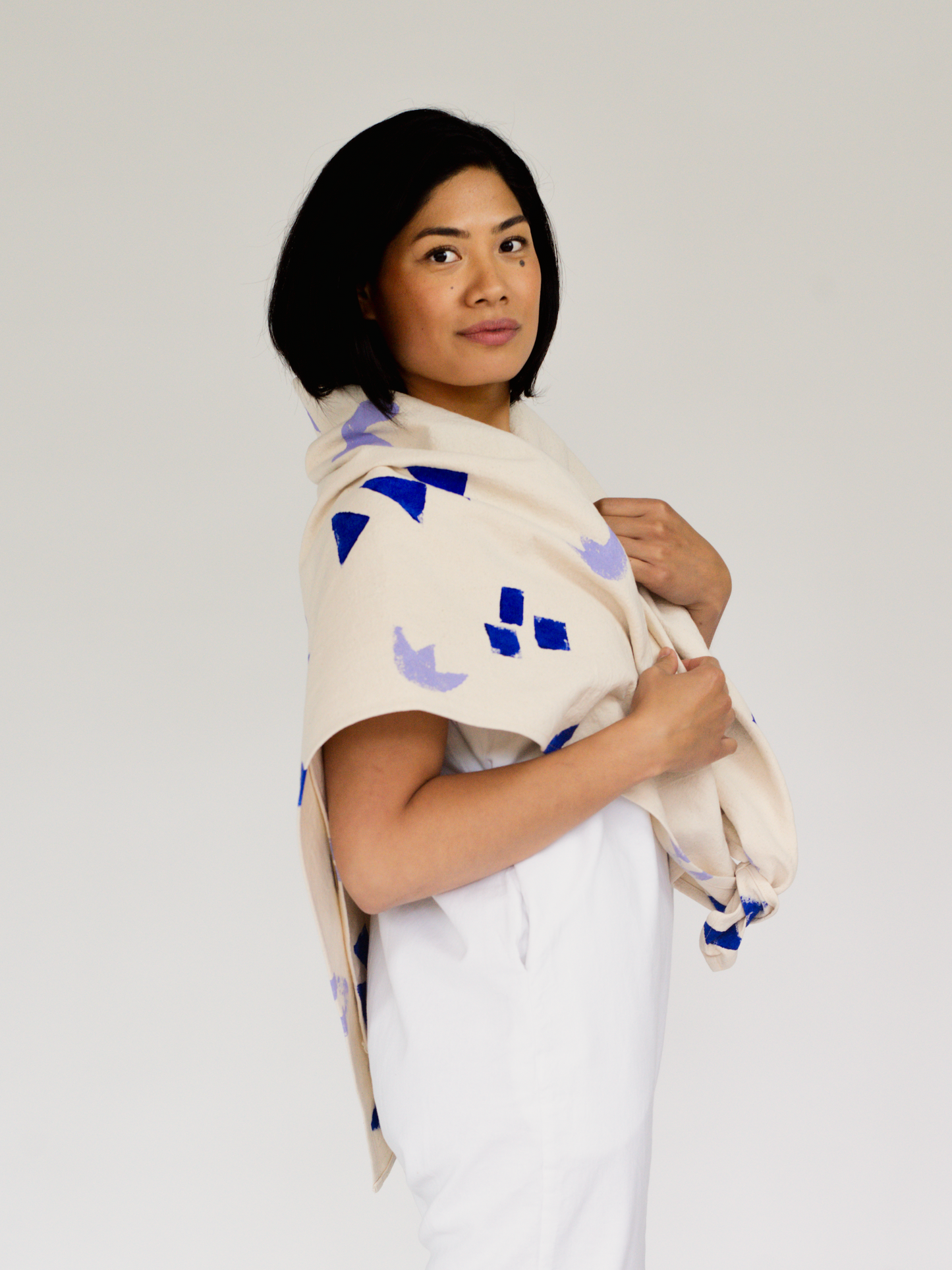 TULIPE + GEO WRAP in natural canvas