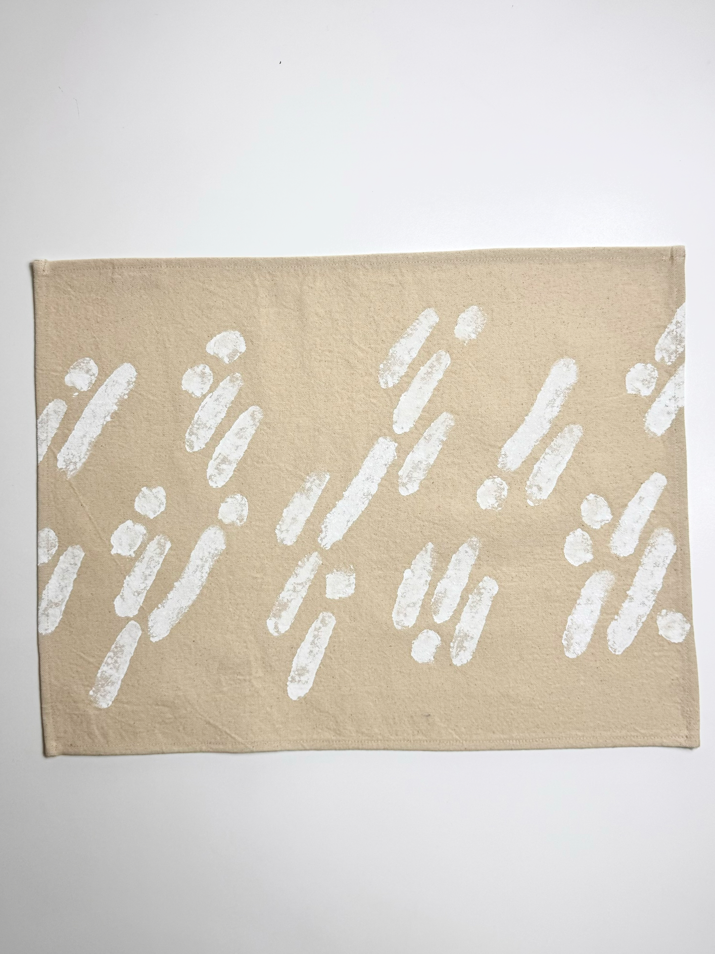 LIGNE NAPKIN + PLACEMAT in natural canvas