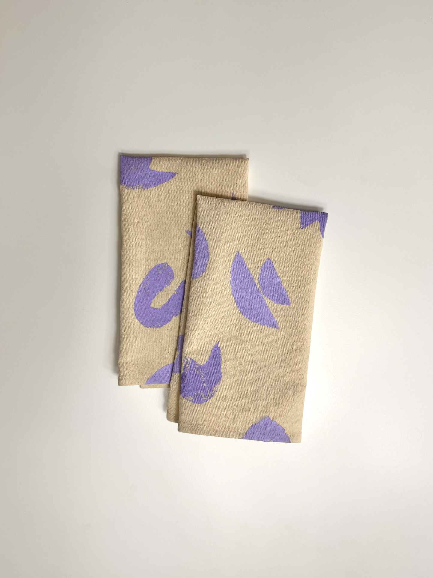 TULIPE NAPKIN + PLACEMAT in natural canvas