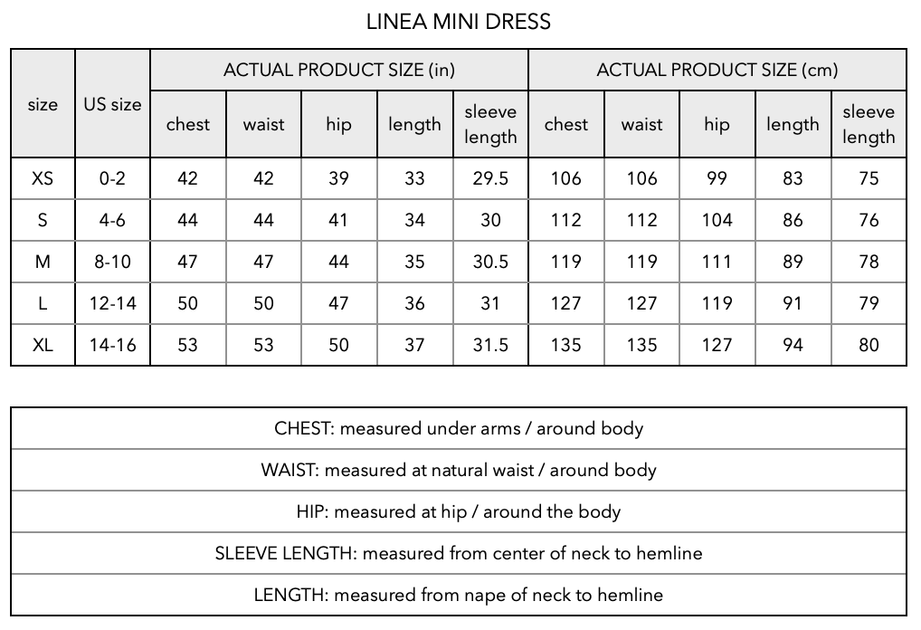 LINEA MINI DRESS in storm