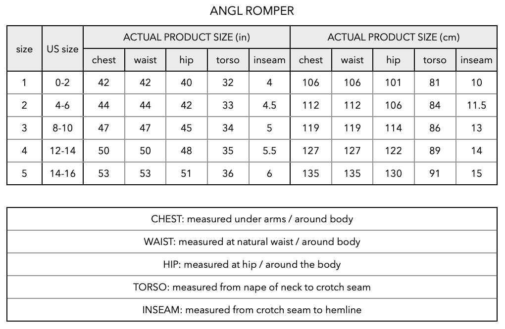 ANGL ROMPER in natural canvas