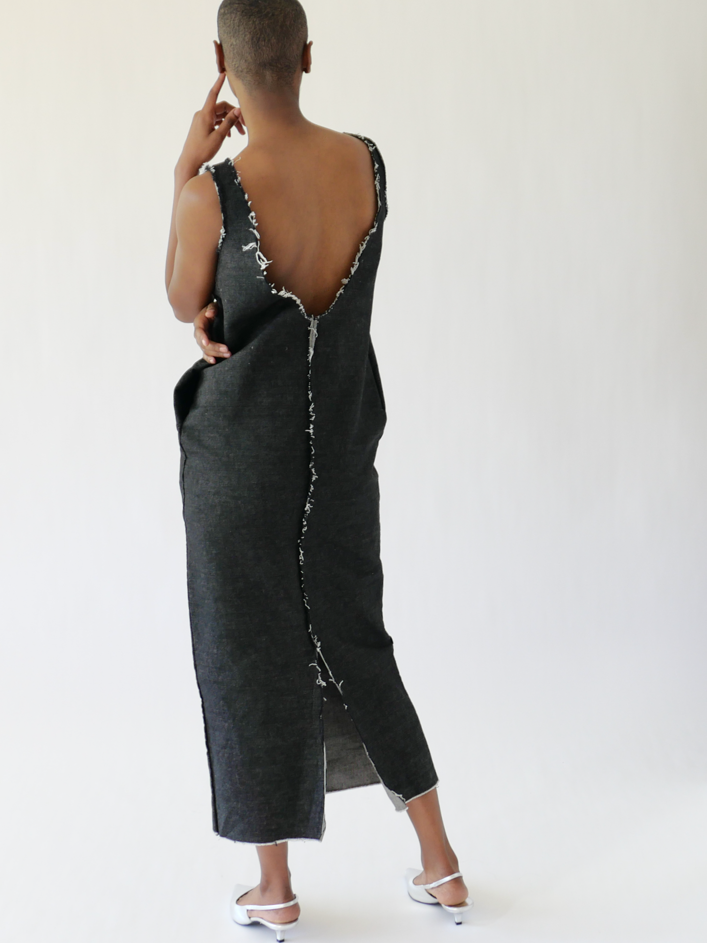 ARC COLUMN DRESS in twilight