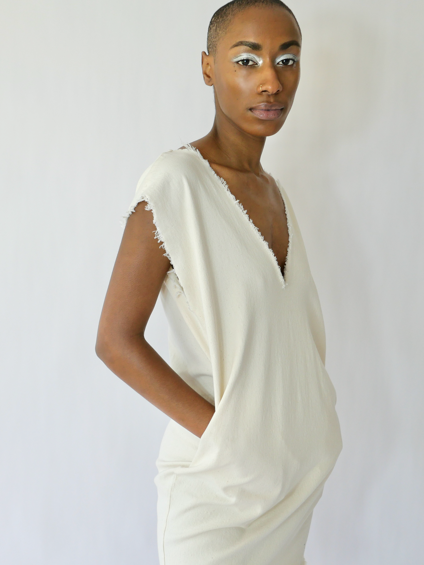 ANGL MINI DRESS in cloud