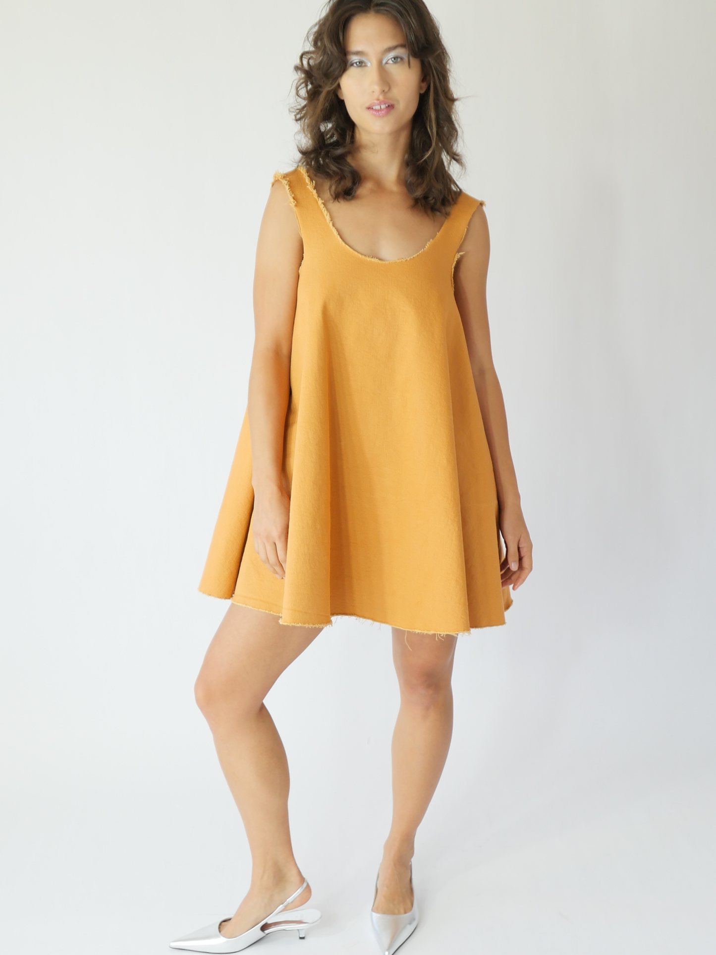 TRPZ MINI DRESS in papaya