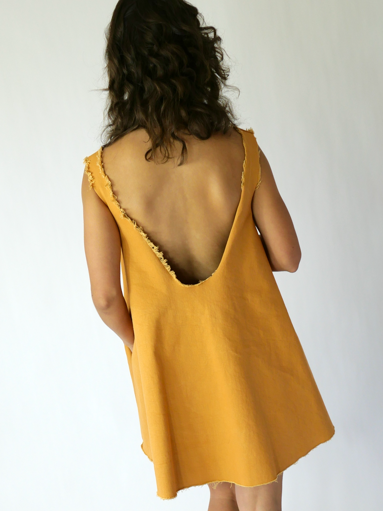 TRPZ MINI DRESS in papaya