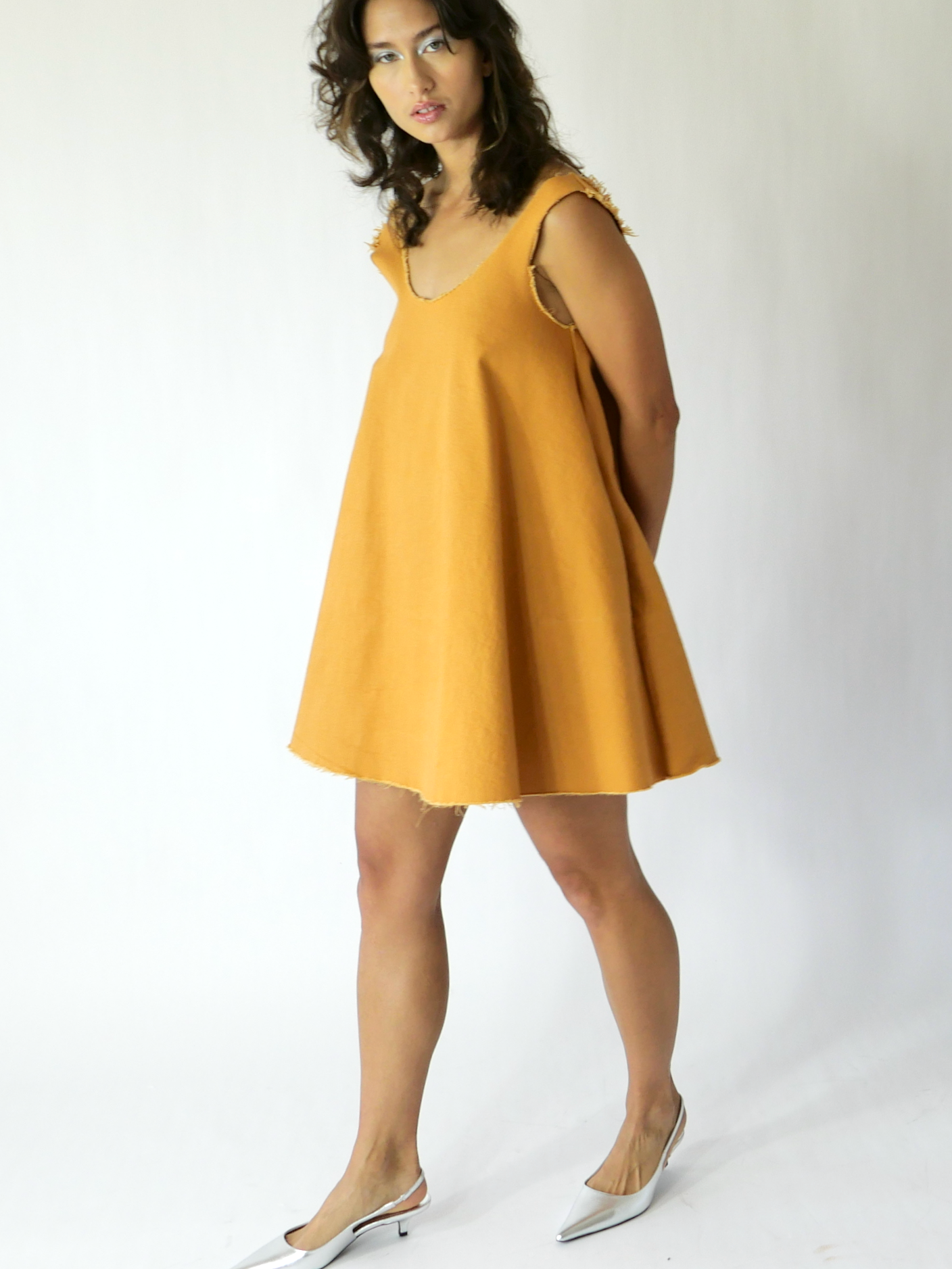 TRPZ MINI DRESS in papaya