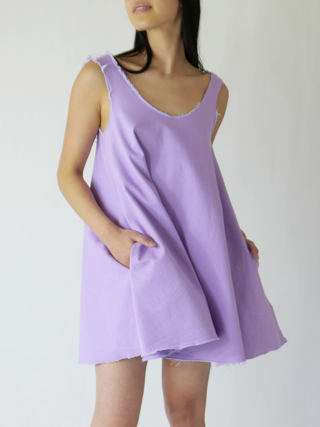 TRPZ MINI DRESS in lilac