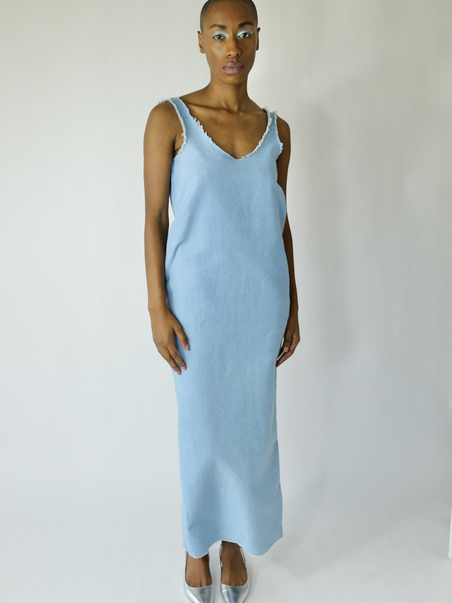 ARC COLUMN DRESS in sky