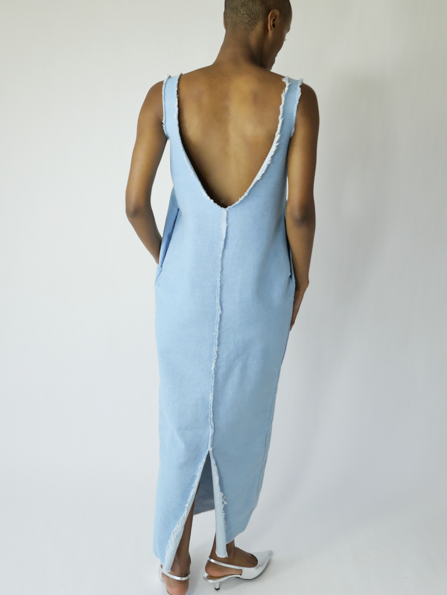 ARC COLUMN DRESS in sky