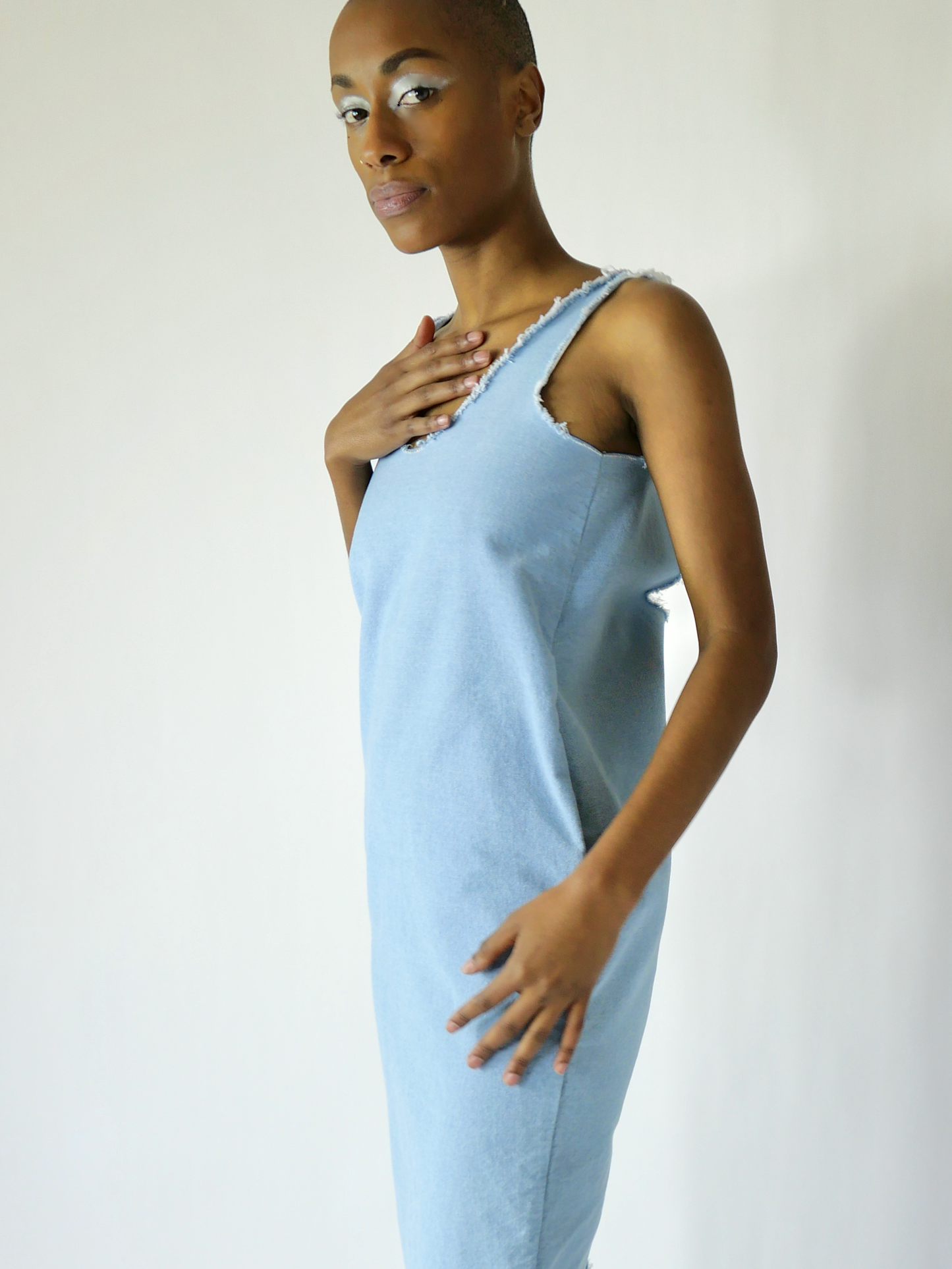 ARC COLUMN DRESS in sky