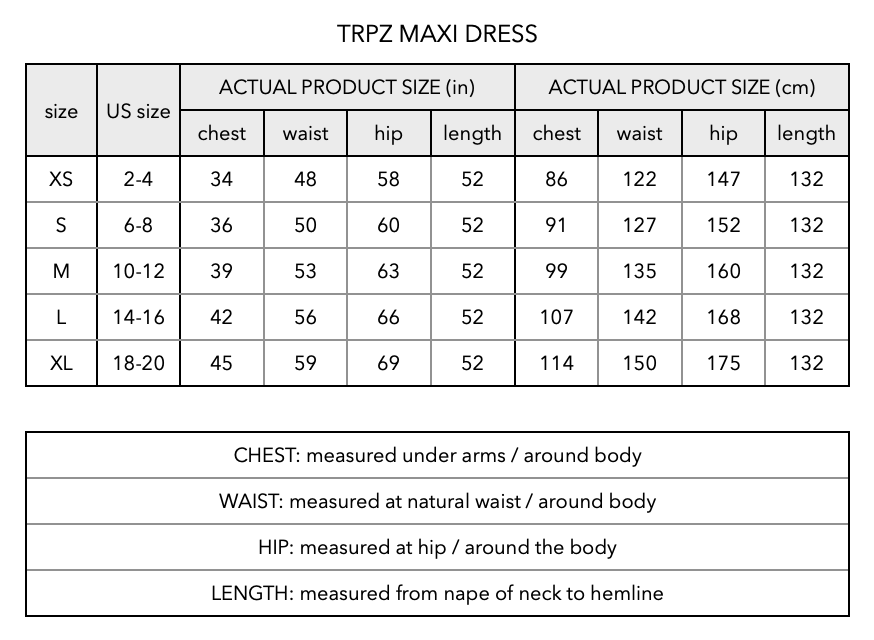TRPZ MAXI DRESS in cloud