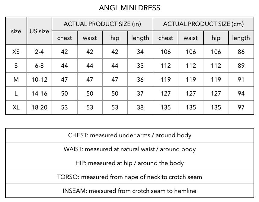 ANGL MINI DRESS in cloud