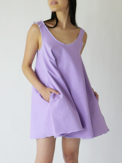 TRPZ MINI DRESS in lilac